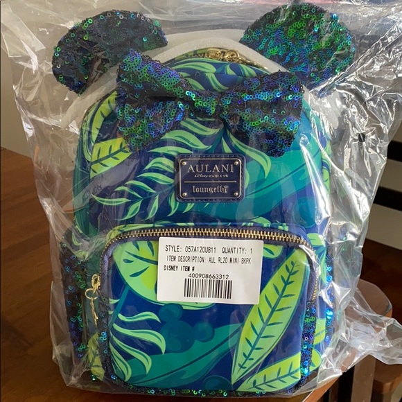 Disney Aulani Loungefly Paradise Vibes Backpack - Picture 2 of 9